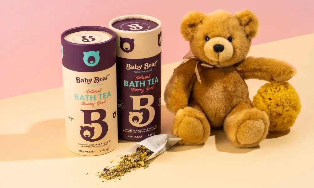 baby bear ambalaža za prirodnu kupku s prirodnim sastojcima za bebe i djecu